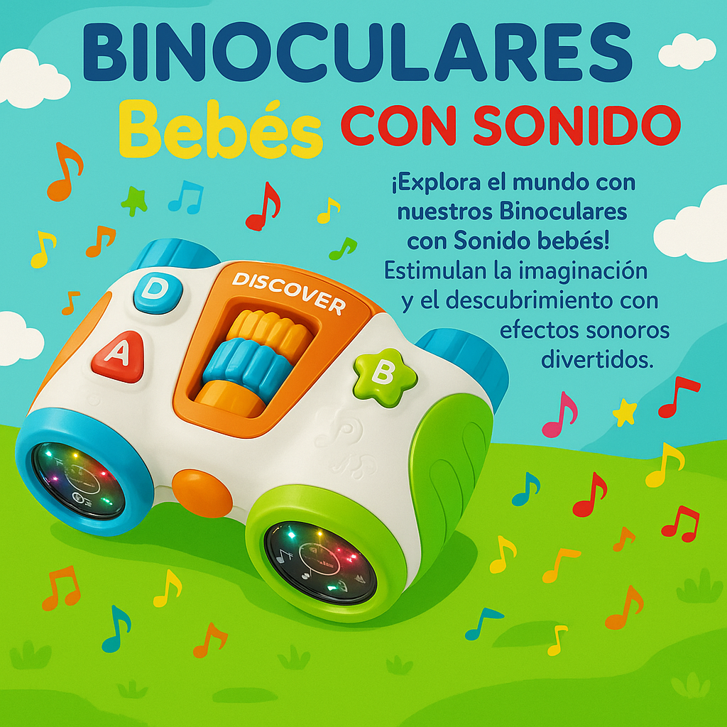Binoculares juguete para bebé